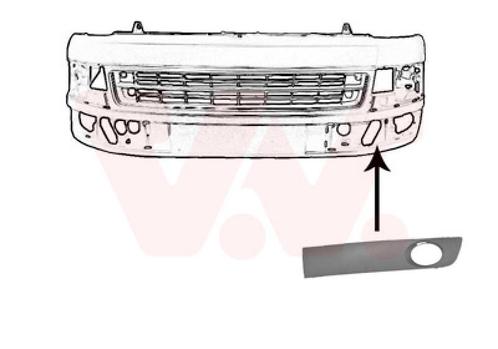 BUMPER GRILL VOOR VW TRANSPORTER T5 2003-2009 7E0807489A7G9, Auto-onderdelen, Carrosserie en Plaatwerk, Nieuw, Ophalen of Verzenden