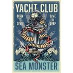 Wandbord - Yacht Club Sea Monster - Jacht Club