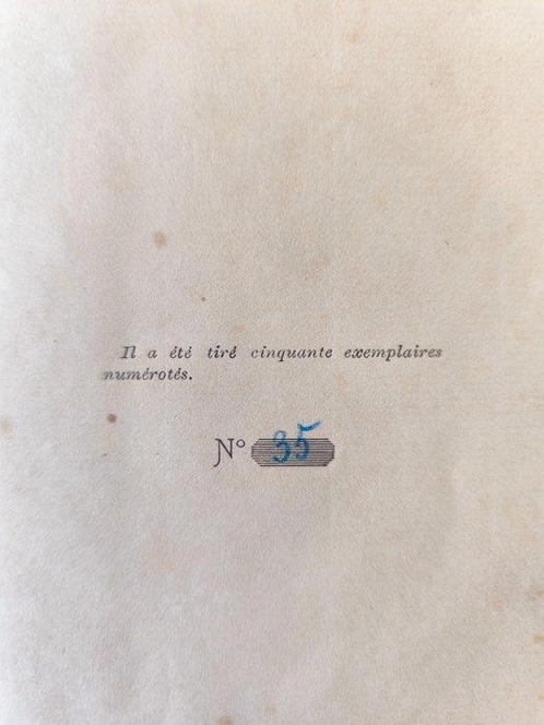 Signé; Francis Jammes - Vers - 1893, Antiek en Kunst, Antiek | Boeken en Bijbels