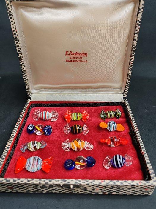 Messensteun - Bonbon - Glas, Antiek en Kunst, Antiek | Meubels | Tafels