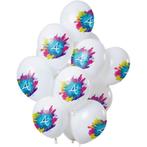 Ballonnen 4 Jaar Feest 30cm 12st, Hobby en Vrije tijd, Feestartikelen, Verzenden, Nieuw