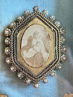 Reliekhouder - Glas, Hout, Papier, Textiel - 1850-1900 -, Antiek en Kunst