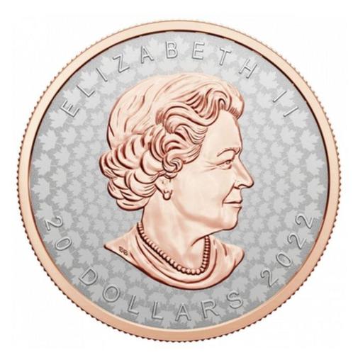 Canada. 20 Dollars 2022 1 Oz .999 Royal Canadian Mint, Postzegels en Munten, Munten | Europa | Niet-Euromunten