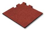 Rubber tegel 25 mm - 50 x 50 cm - Rood - Puzzelsysteem -, Nieuw, Verzenden