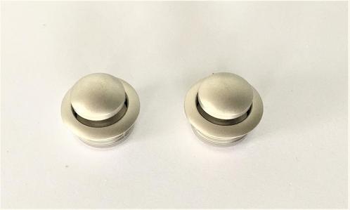 Knopjes van Push-Lock (MAT ZILVER) camper caravan, Caravans en Kamperen, Caravan accessoires, Nieuw, Verzenden
