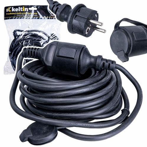 Verlengkabel 10 Meter - Verlengsnoer - Stroomkabel - Keltin, Auto-onderdelen, Verlichting, Nieuw, Universele onderdelen, Ophalen of Verzenden
