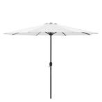 Tuin parasol stokparasol 300x230 cm wit, Nieuw, Verzenden