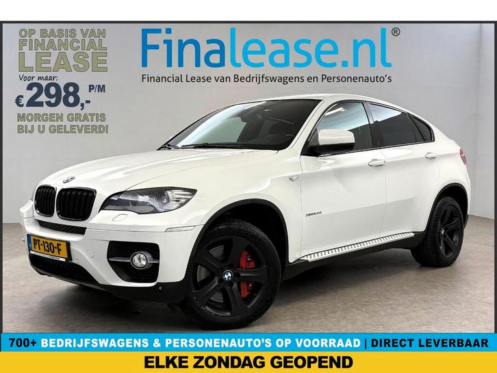 BMW X6 xDrive50i High Executive 408PK V8 Camera Memory HuD, Auto's, BMW, Lease, Automaat, SUV of Terreinwagen, Benzine, Wit, Verzenden