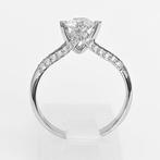 Ring - 14 karaat Witgoud - 1.06ct. tw. Diamant (Natuurlijk), Nieuw