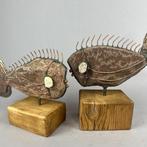 Jacek Drzymaa ( XX- XXI) - sculptuur, 2 big FISH - hand, Antiek en Kunst