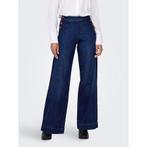 Only High-waist jeans ONLMADISON HW BUTTON WIDE DNM, Verzenden, Nieuw