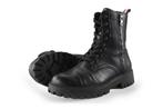 Tommy Hilfiger Veterboots in maat 38 Zwart | 10% extra, Verzenden, Zwart, Overige typen, Zo goed als nieuw