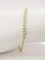 Tennis armband - 14 karaat Geel goud - 1.00ct. tw. Diamant, Sieraden, Tassen en Uiterlijk, Antieke sieraden