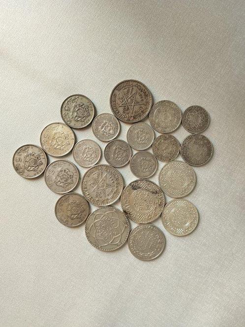 Marokko. Lot of 21 Coins Various types including 1 and 5, Postzegels en Munten, Munten | Europa | Niet-Euromunten