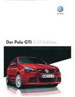 2007 VOLKSWAGEN POLO GTI CUP EDITION BROCHURE DUITS, Boeken, Auto's | Folders en Tijdschriften, Nieuw, Volkswagen, Author