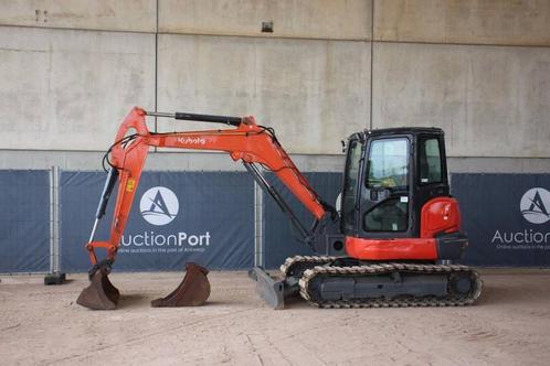 Veiling: Rupsgraafmachine Kubota RX165-5 Diesel 2013, Zakelijke goederen, Machines en Bouw | Kranen en Graafmachines, Graafmachine