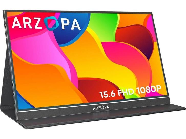 Arzopa S1 - Draagbare Monitor - Full HD 1080P - 15.6 inch -, Huis en Inrichting, Woonaccessoires | Overige, Nieuw, Verzenden