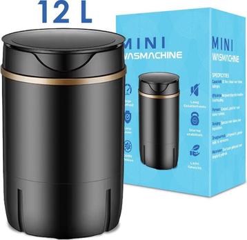 Merkloos Mini Wasmachine 12L - Zwart beschikbaar voor biedingen
