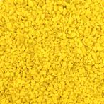 Aquarium Steentjes 1KG 4-6mm - Gekleurd Granulaat - GEEL..., Dieren en Toebehoren, Vissen | Aquaria en Toebehoren, Ophalen of Verzenden