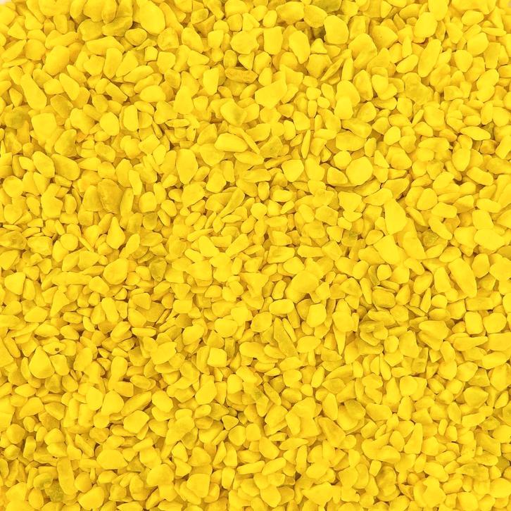 Aquarium Steentjes 1KG 4-6mm - Gekleurd Granulaat - GEEL..., Dieren en Toebehoren, Vissen | Aquaria en Toebehoren, Nieuw, Ophalen of Verzenden