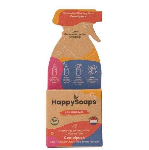 HappySoaps Cleaning Tabs Combipack - Alles-, keuken-, glas-, Sieraden, Tassen en Uiterlijk, Uiterlijk | Haarverzorging, Overige typen