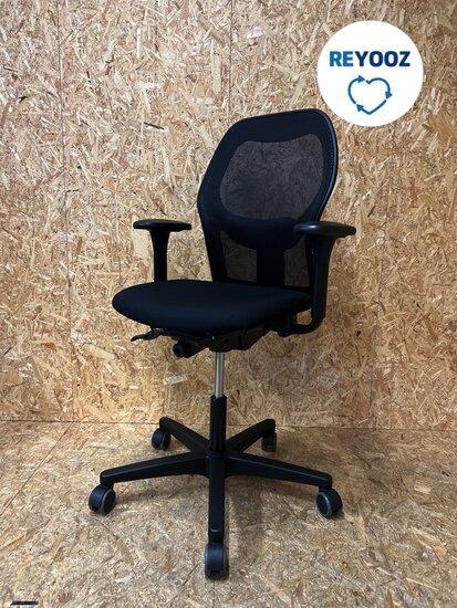 Bureaustoel Ahrend 160 - zwarte stof - refurbished, Zakelijke goederen, Kantoor en Winkelinrichting | Kantoormeubilair en Inrichting