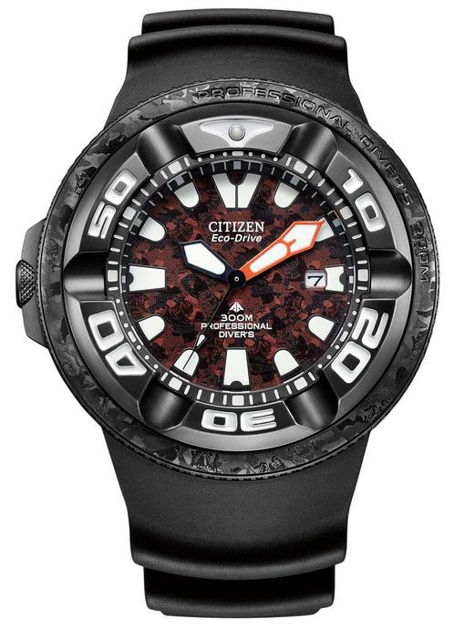 Citizen BJ8059-03Z Godzilla Promaster Ecozilla Diver, Sieraden, Tassen en Uiterlijk, Horloges | Heren, Kunststof, Nieuw, Staal