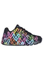 Skechers Uno Lite Spread The Love 314064L/BKMT Zwart-38, Verzenden, Nieuw, Zwart