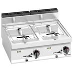 GGM Gastro | Elektrische dubbele friteuse - 10+10 liter - |, Verzenden, Nieuw in verpakking, Fornuis, Frituur en Grillen