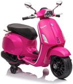 Rollzone Elektrische Kindermotor Vespa 12V Roze - 2e Kans, Kinderen en Baby's, Speelgoed | Buiten | Accuvoertuigen, Ophalen, Zo goed als nieuw