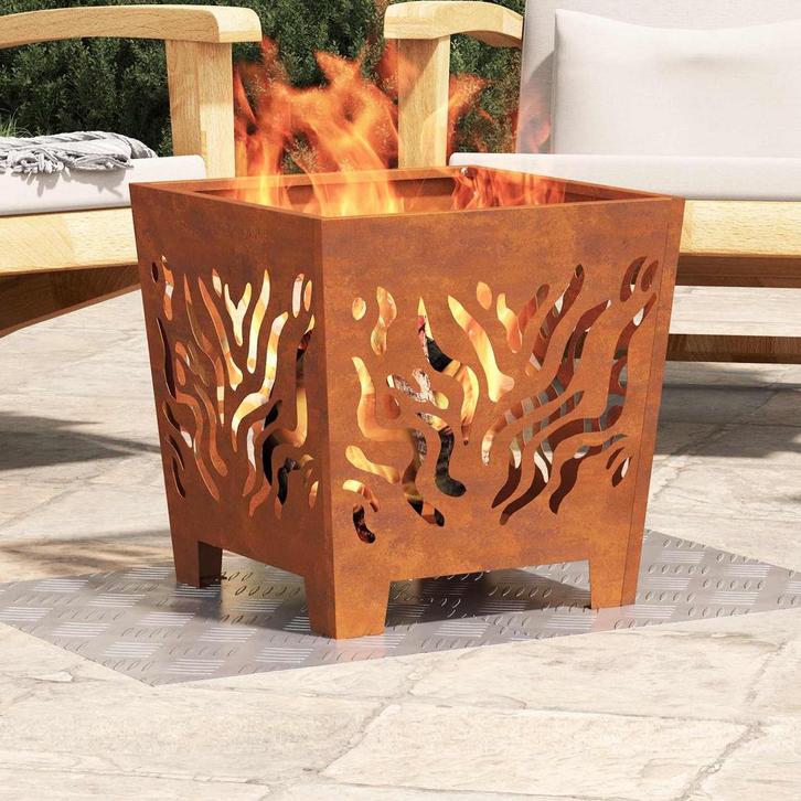 vidaXL Trap Tread Rechthoekig 4 pcs Zilver 50 x 40 cm, Doe-het-zelf en Verbouw, Ladders en Trappen, Nieuw, Verzenden