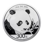 China Panda 1 kg 2018 (Proof) (met box), Postzegels en Munten, Verzenden, Oost-Azië, Losse munt, Zilver