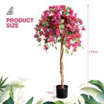 135 CM Kunstmatige Azaleaboom Kunstmatige Bloemplant met Cem, Huis en Inrichting, Woonaccessoires | Kunstplanten en Kunstbloemen