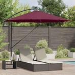 vidaXL Cantilever Banana Parasol Bordeauxrood 294 x 294 x, Verzenden, Nieuw, 2 tot 3 meter