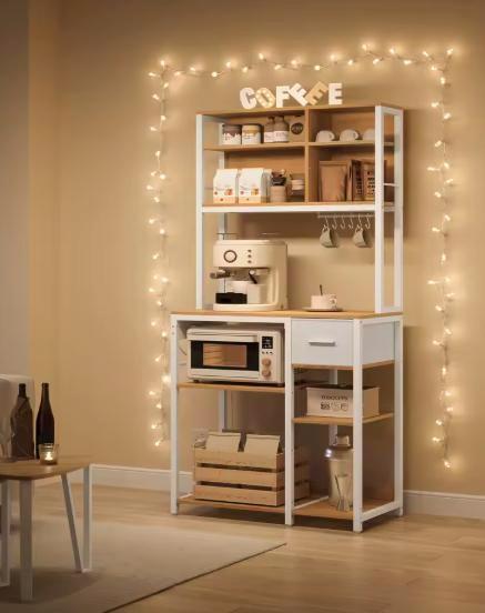 Keukenrek met Stopcontact, Lade en 12 Haken – 180 cm, Huis en Inrichting, Keuken | Keukenelementen, Nieuw, Verzenden
