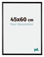 Fotolijst 45x60 cm - Zwart Hoogglans - Kunststof - Bordeaux, Verzenden, Nieuw