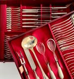 Bestekset voor 12 personen (77) - .800 zilver - Engelse, Antiek en Kunst