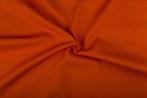 Linnen stof Oranje – ongewassen linnen, 200 cm of meer, Nieuw, Oranje, Linnen