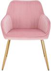 10% KORTING! | 1x Eetkamer Stoelen Van Fluweel Model Stella
