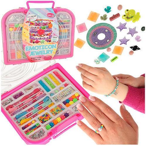 Sieraden set Emoticon voor kinderen - Voor het maken van, Hobby en Vrije tijd, Knutselen, Ophalen of Verzenden
