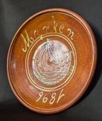 Schotel - Aardewerk - Marken 1896 met Schip, Antiek en Kunst