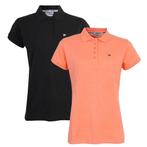 Donnay Donnay Dames - 2-Pack - Polo Shirt Lisa - Zwart &, Donnay, Verzenden, Nieuw