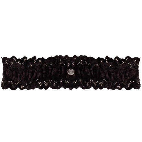 Zwarte kousenband met kant en strass steentje NIEUW, Kleding | Dames, Trouwkleding en Trouwaccessoires, Zwart, Nieuw, Ophalen of Verzenden