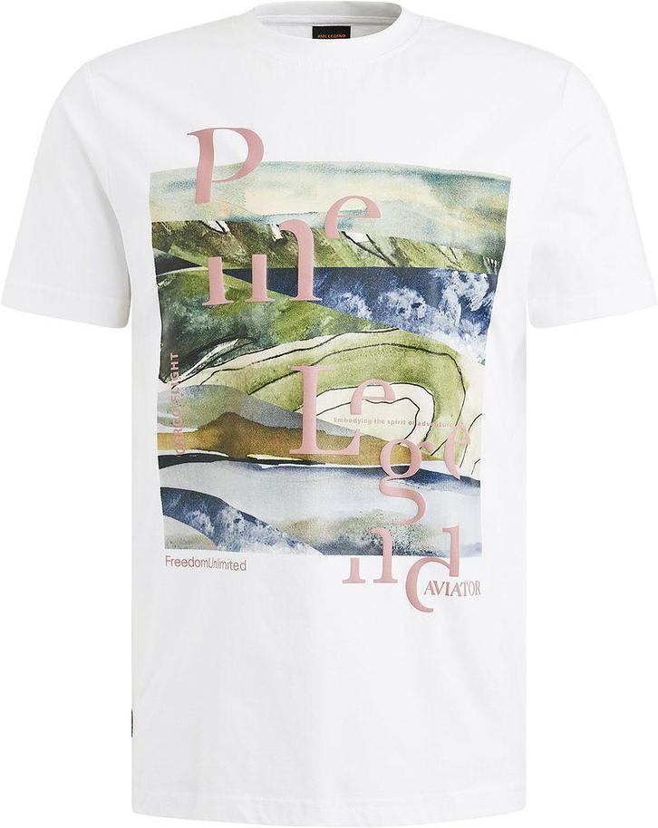 PME Legend T-Shirt Artwork Wit maat 3XL Heren, Kleding | Heren, T-shirts, Wit, Nieuw, Overige maten, Verzenden