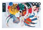 Kunstdruk Wassily Kandinsky - Courbe dominante, 1936 50x40cm, Verzenden, Nieuw