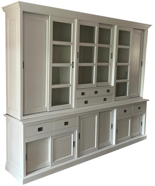 Buffetkast wit Haarlem 300x 235cm dichte zijdeuren, Huis en Inrichting, Kasten | Buffetkasten, Ophalen of Verzenden