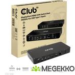 CLUB3D DisplayPort/HDMI KVM Switch/Dock 4K60Hz For USB, Nieuw, Verzenden