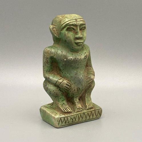 Replica van het oude Egypte Standbeeld van de Godheid Bes, Antiek en Kunst, Antiek | Overige Antiek