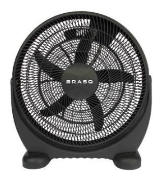 BRASQ Vloerventilator F200 zwart Ø 50 cm, Witgoed en Apparatuur, Ventilatoren, Nieuw