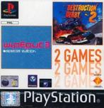 Wipeout 3 / Destruction Derby 2 (double pack) (PlayStatio..., Spelcomputers en Games, Games | Sony PlayStation 1, Gebruikt, Verzenden